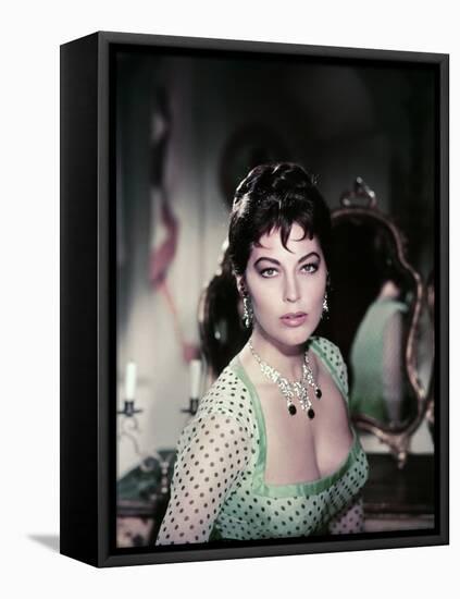 THE NAKED MAJA, 1959 directed by HENRY KOSTER Ava Gardner (photo)-null-Framed Stretched Canvas