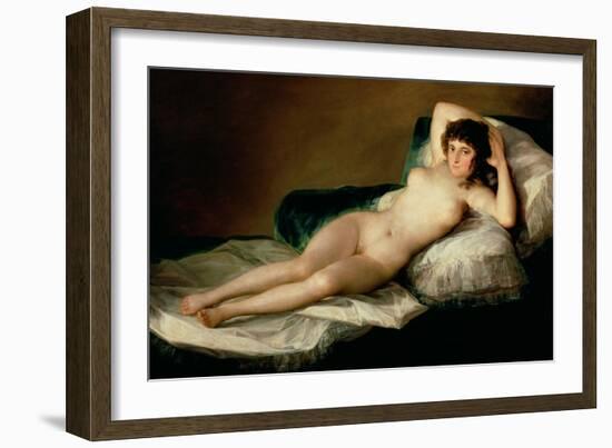 The Naked Maja, circa 1800-Francisco de Goya-Framed Giclee Print