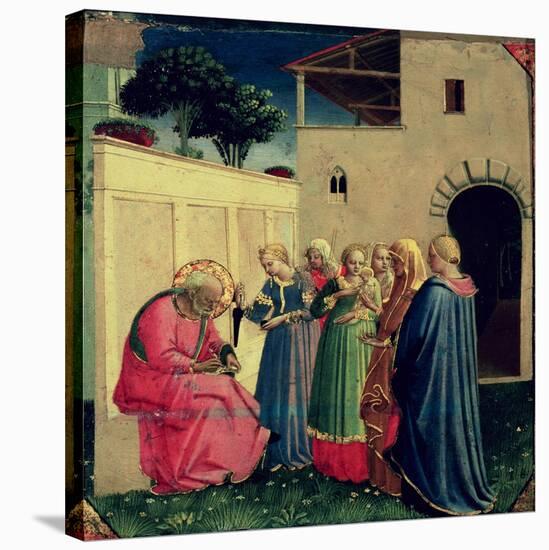 The Naming of John the Baptist, circa 1430s-Fra Angelico-Stretched Canvas