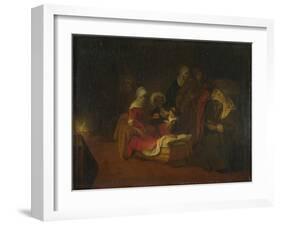 The Naming of Saint John the Baptist, C. 1655-Barent Fabritius-Framed Giclee Print