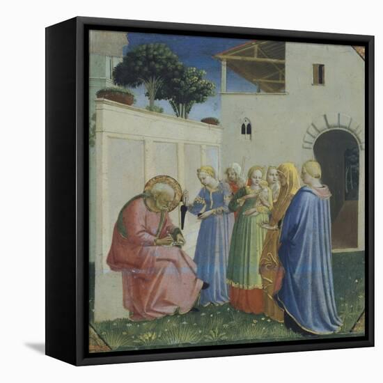 The Naming of St John the Baptist, Circa 1430-Giovanni Da Fiesole-Framed Stretched Canvas