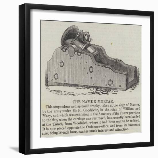 The Namur Mortar-null-Framed Giclee Print