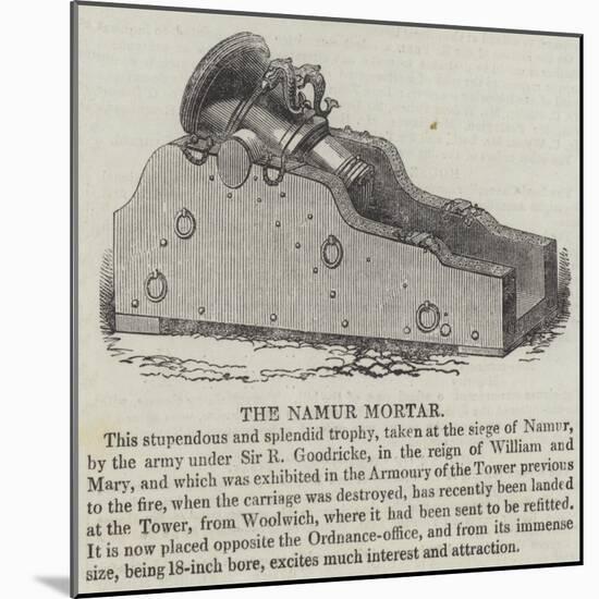 The Namur Mortar-null-Mounted Giclee Print