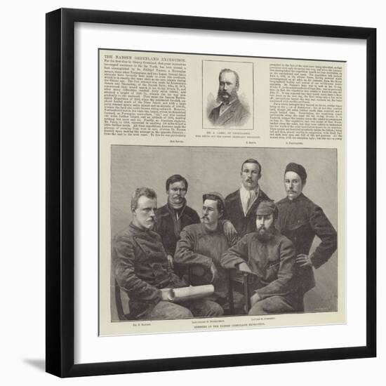 The Nansen Greenland Expedition-null-Framed Giclee Print