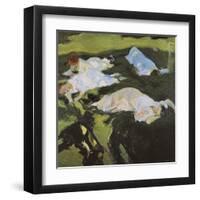 The Nap-Joaquín Sorolla y Bastida-Framed Art Print