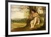 The Nap-Gustave Courbet-Framed Giclee Print