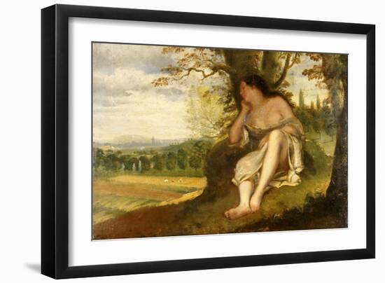 The Nap-Gustave Courbet-Framed Giclee Print