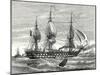 The 'Napoleon' French Steam-Propelled Warship Launched in 1849-null-Mounted Giclee Print