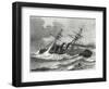 The 'Napoleon Iii' Transatlantic French Liner Launched in 1866-null-Framed Giclee Print