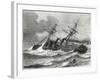 The 'Napoleon Iii' Transatlantic French Liner Launched in 1866-null-Framed Giclee Print