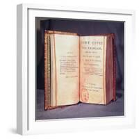 The Napoleonic Code-French School-Framed Giclee Print