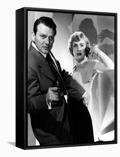 The Narrow Margin, Charles McGraw, Jacqueline White, 1952-null-Framed Stretched Canvas