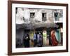 The Narrow Streets of Lamu Town, Lamu, Kenya, East Africa, Africa-Andrew Mcconnell-Framed Photographic Print