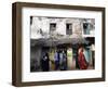 The Narrow Streets of Lamu Town, Lamu, Kenya, East Africa, Africa-Andrew Mcconnell-Framed Photographic Print