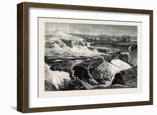 The Narrowest Part of the River at Gebel Silsileh. Egypt, 1879-null-Framed Giclee Print