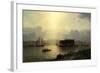 The Narrows and Fort Lafayette, Ships Coming into Port, New York Harbor, 1868 (Oil on Canvas)-Samuel Colman-Framed Giclee Print