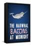 The Narwhal Bacons At Midnight-null-Framed Stretched Canvas