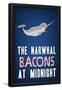 The Narwhal Bacons At Midnight-null-Framed Poster