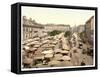 The Naschmarkt, Vienna-null-Framed Stretched Canvas