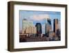 The Nashville skyline as Viewed from the west side and 5 stories above ground-null-Framed Photographic Print