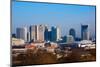 The Nashville skyline as Viewed from the west side and 5 stories above ground-null-Mounted Photographic Print