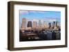 The Nashville skyline as Viewed from the west side and 5 stories above ground-null-Framed Photographic Print
