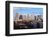The Nashville skyline as Viewed from the west side and 5 stories above ground-null-Framed Photographic Print