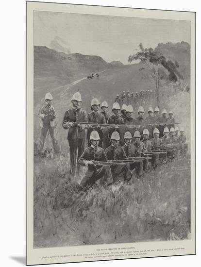 The Natal Infantry on Field Service-Henry Charles Seppings Wright-Mounted Giclee Print