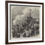 The National Artillery Association at Shoeburyness, Shooting for the Queen's Prize-null-Framed Giclee Print