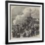 The National Artillery Association at Shoeburyness, Shooting for the Queen's Prize-null-Framed Giclee Print