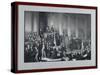 The National Assembly in Paulskirche, Frankfurt Am Main, Engraved by Eduard Meyer and Gerhard…-Paul Buerde-Stretched Canvas