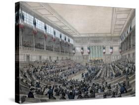 The National Assembly Is in Permanence!, Paris, 15 May 1848-Victor Adam-Stretched Canvas