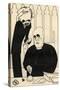 The National Assembly: the Archbishop of Canterbury and Lord Hugh Cecil-Powys Evans-Stretched Canvas