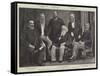 The National Australasian Convention at Sydney, a Group of Prime Ministers-null-Framed Stretched Canvas