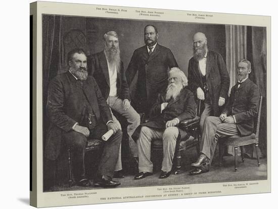 The National Australasian Convention at Sydney, a Group of Prime Ministers-null-Stretched Canvas