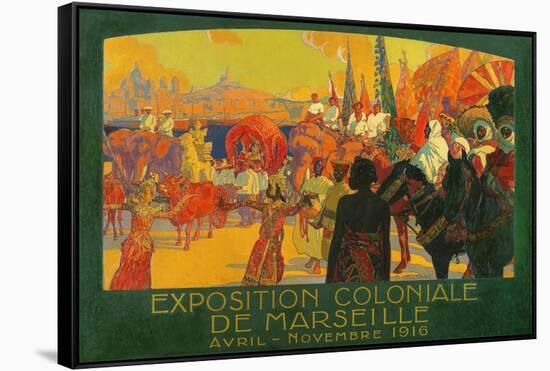 The National Colonial Exhibition, Marseille, April-November 1916, 1922-David Dellepiane-Framed Stretched Canvas