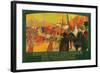 The National Colonial Exhibition, Marseille, April-November 1916, 1922-David Dellepiane-Framed Giclee Print