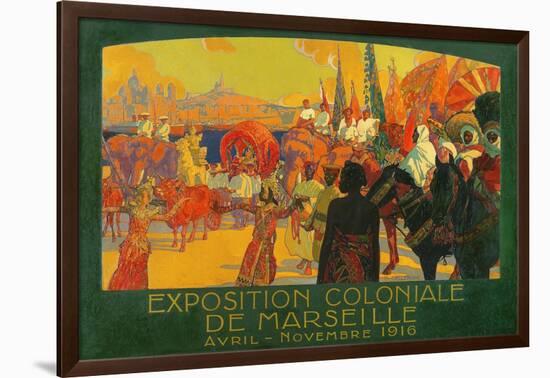 The National Colonial Exhibition, Marseille, April-November 1916, 1922-David Dellepiane-Framed Giclee Print