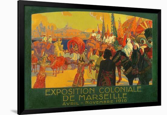 The National Colonial Exhibition, Marseille, April-November 1916, 1922-David Dellepiane-Framed Giclee Print