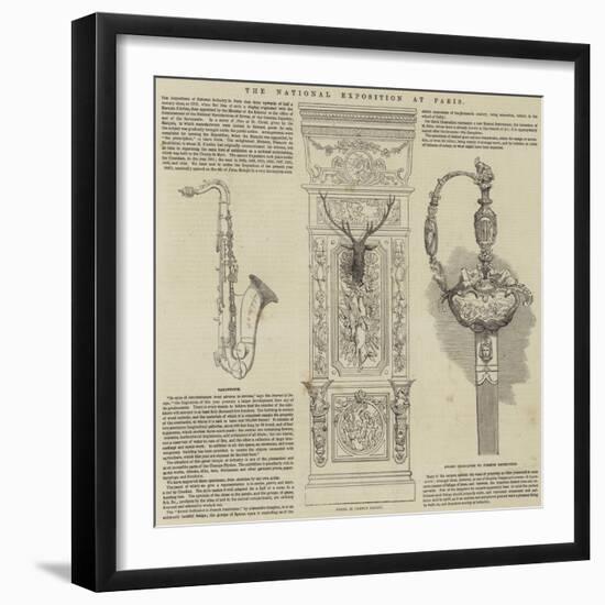 The National Exposition at Paris-null-Framed Premium Giclee Print