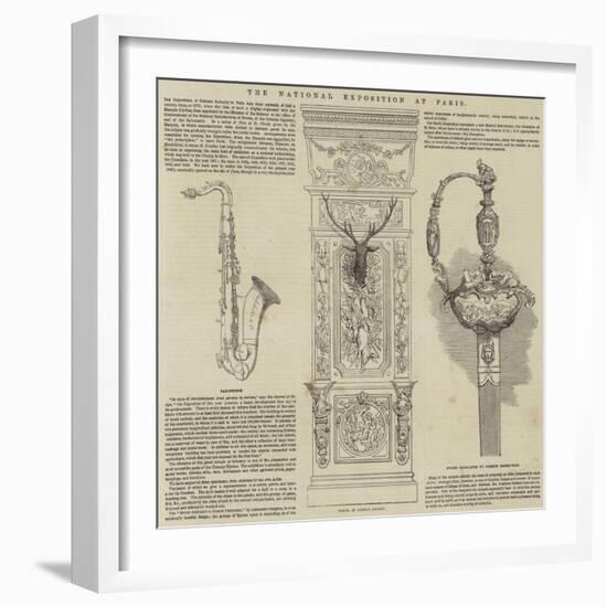 The National Exposition at Paris-null-Framed Giclee Print