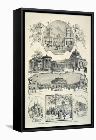 The National Exposition of Italian Industry and Commerce in Turin, April 26, 1884-Antonio Canova-Framed Stretched Canvas