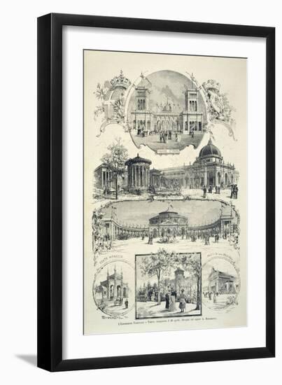 The National Exposition of Italian Industry and Commerce in Turin, April 26, 1884-Antonio Canova-Framed Giclee Print