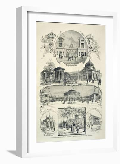 The National Exposition of Italian Industry and Commerce in Turin, April 26, 1884-Antonio Canova-Framed Giclee Print