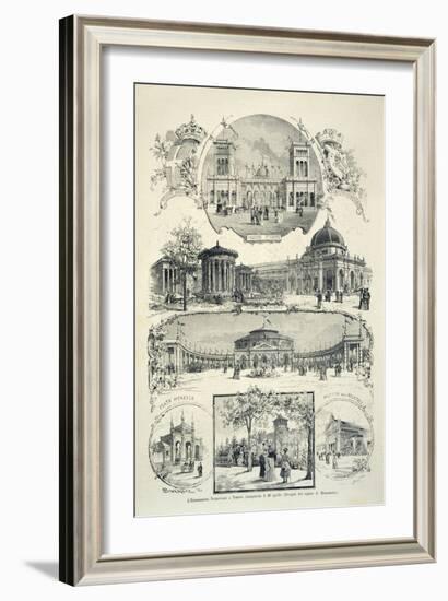 The National Exposition of Italian Industry and Commerce in Turin, April 26, 1884-Antonio Canova-Framed Giclee Print