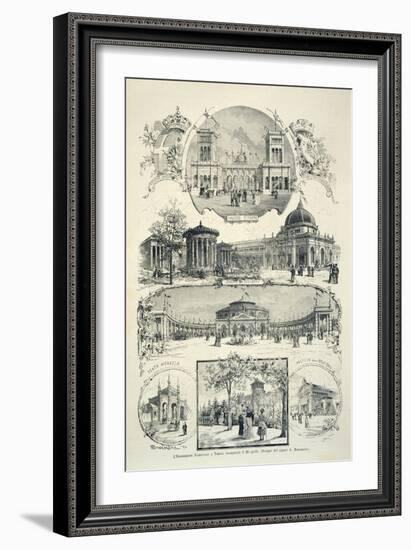 The National Exposition of Italian Industry and Commerce in Turin, April 26, 1884-Antonio Canova-Framed Giclee Print