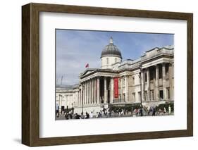 The National Gallery, the Art Museum on Trafalgar Square, London, England, United Kingdom, Europe-Stuart Forster-Framed Photographic Print