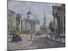 The National Gallery - Trafalgar Square in About 1920, 2008-John Sutton-Mounted Giclee Print