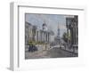 The National Gallery - Trafalgar Square in About 1920, 2008-John Sutton-Framed Giclee Print