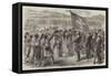 The National Guard at Athens Taking the Oath of Allegiance to King George-null-Framed Stretched Canvas